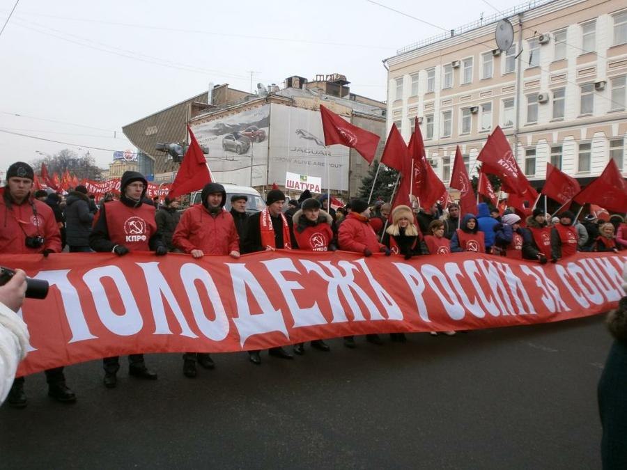 В Москве состоялись многотысячное шествие и митинг, в которых приняла участие колонна рязанских активистов